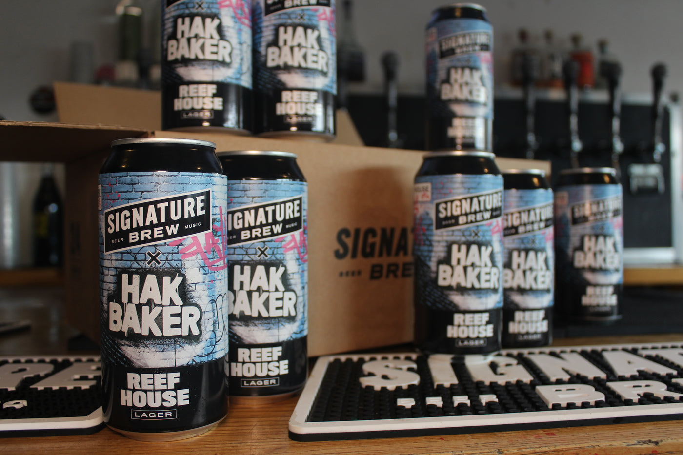 REEF HOUSE LAGER : SIGNATURE BREW X HAK BAKER