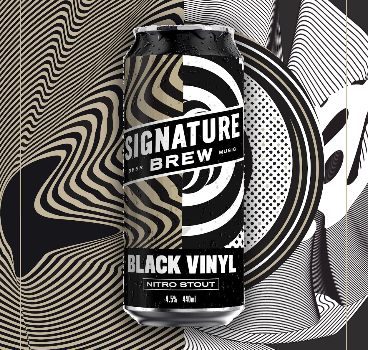 Black Vinyl Nitro Stout