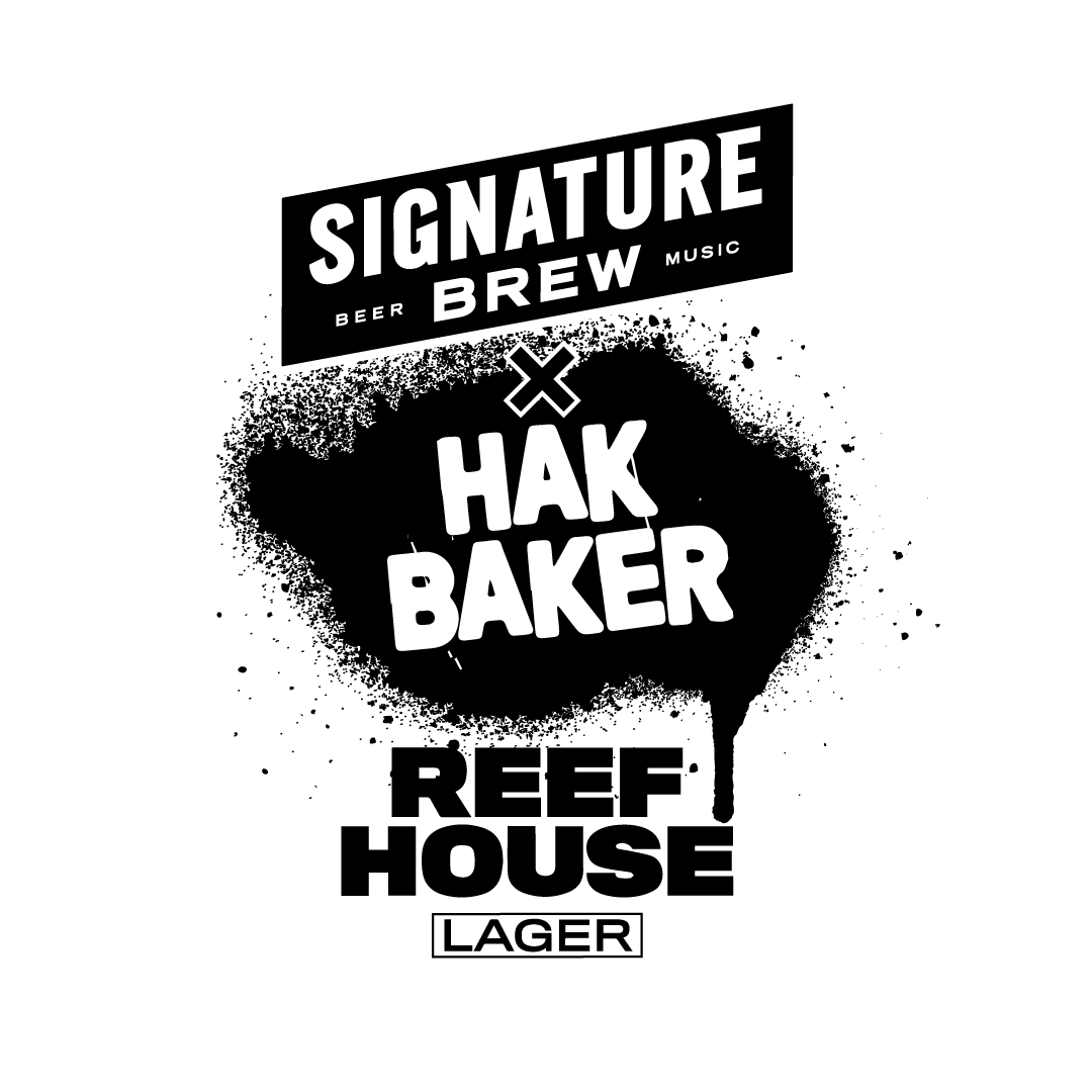 REEF HOUSE LAGER : SIGNATURE BREW X HAK BAKER