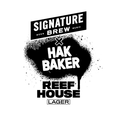 REEF HOUSE LAGER : SIGNATURE BREW X HAK BAKER