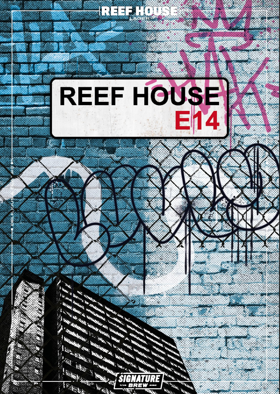 REEF HOUSE LAGER : SIGNATURE BREW X HAK BAKER