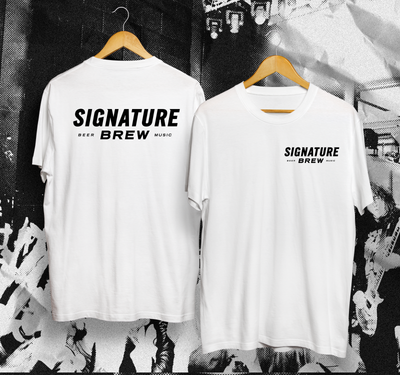 Standard Logo Tee (White)