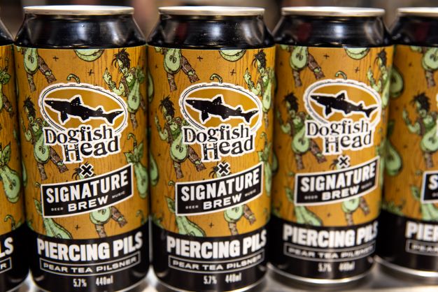 Piercing Pils : Dogfish Head Collab : Pear Tea Pilsner