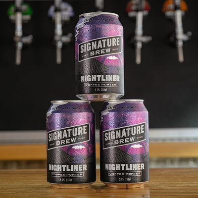 Signature Brew Studio Nightliner Coffee Porter London Craft Beer Cans