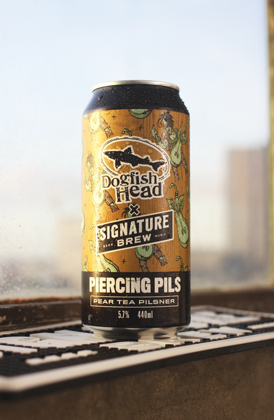 Piercing Pils : Dogfish Head Collab : Pear Tea Pilsner